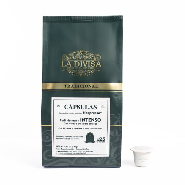 Cápsulas de café INTENSO La Divisa x 25 un